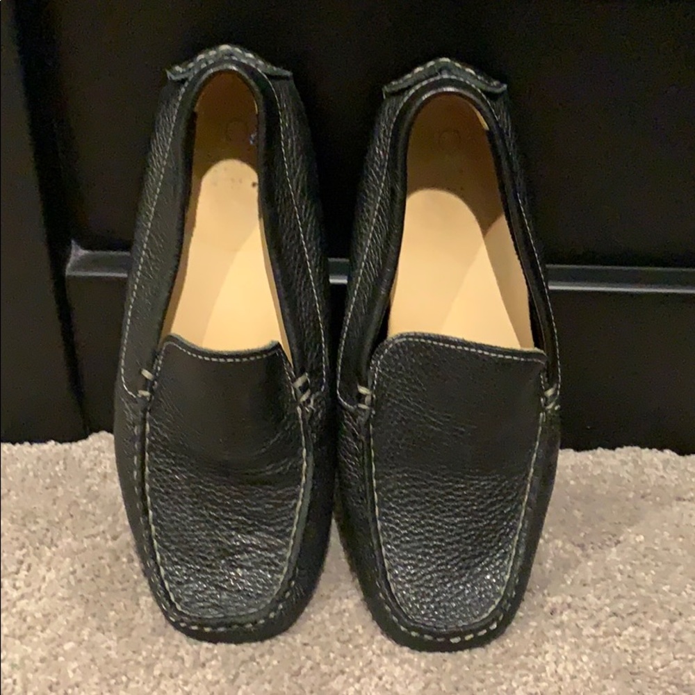 Boys leather loafer dress shoes